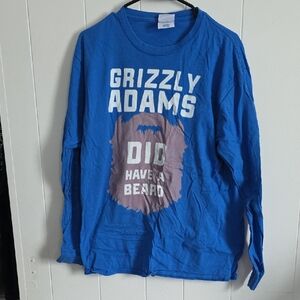 T.J.Maxx Blue Grizzly Adams Graphic Tee